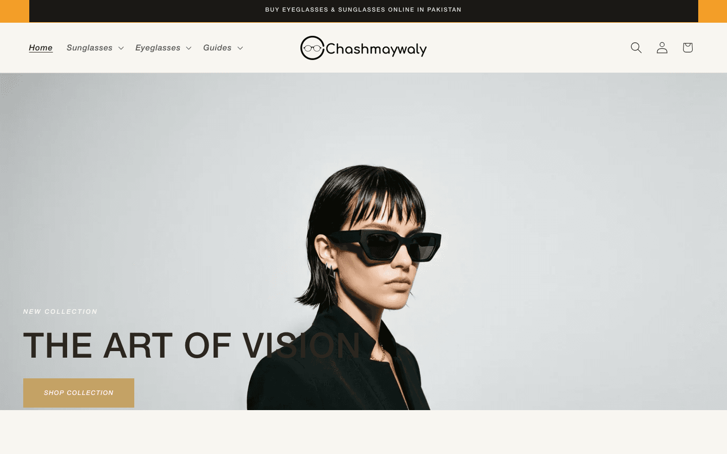 Chashmaywaly — E-commerce screenshot
