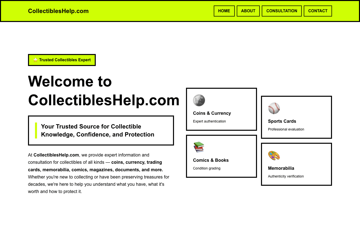 CollectiblesHelp — SaaS screenshot