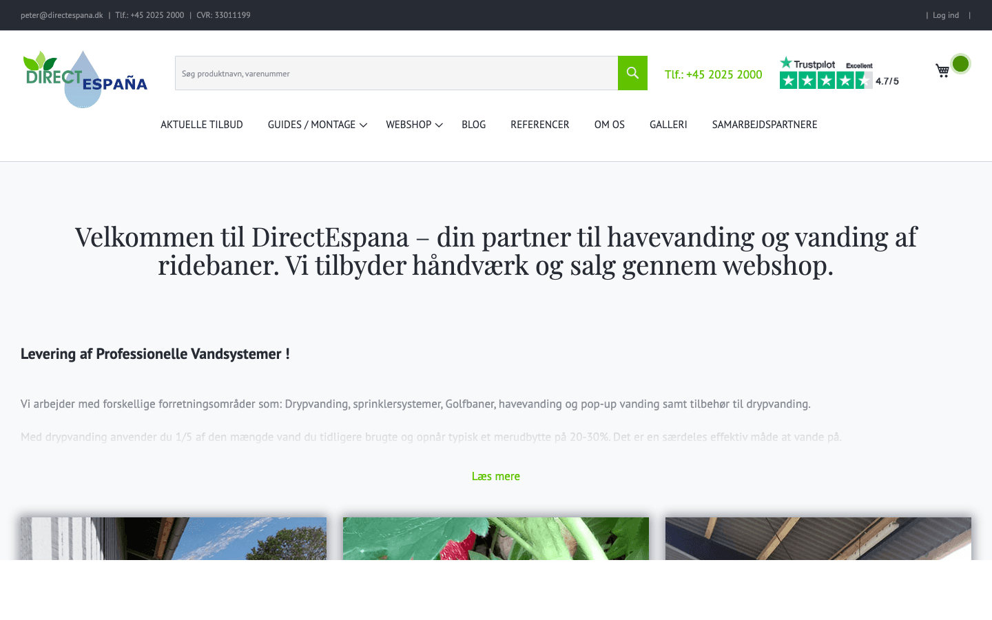 Direct Espana — E-commerce screenshot