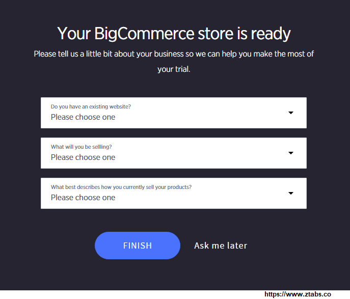 Bigcommerce-setup