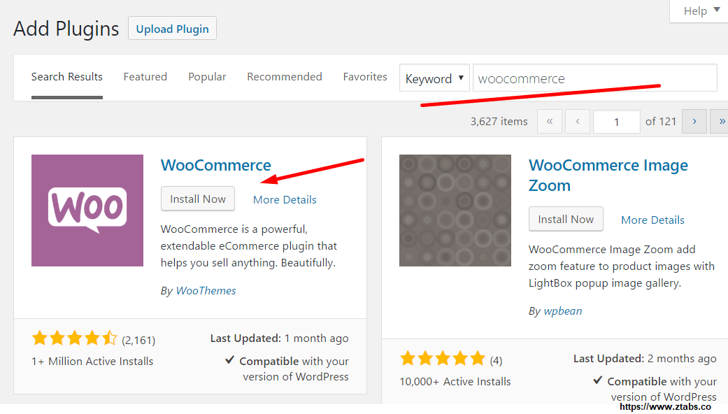 WooCommerce-install